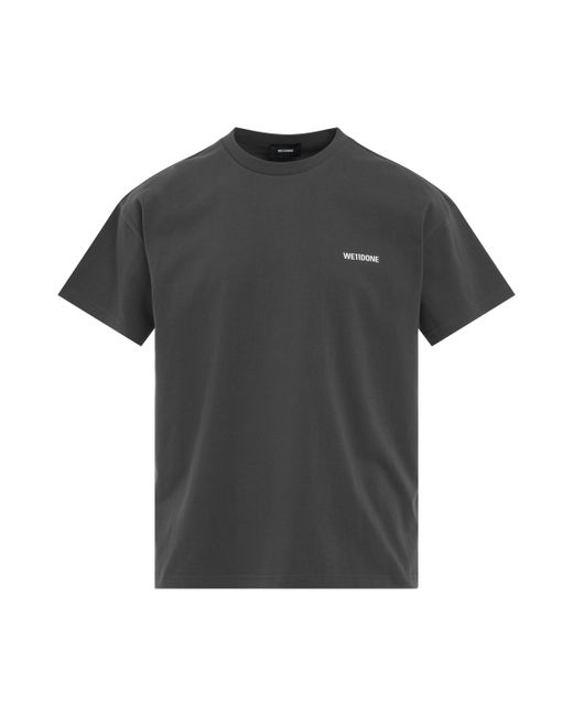 We11done Cotton Mini Logo T-Shirt Charcoal CHARCOAL