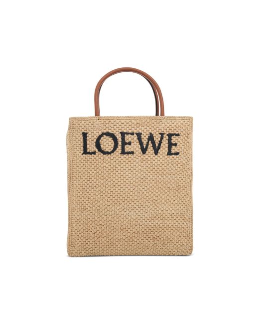 Loewe Standard A4 Tote Bag Raffia Natural NATURAL OS