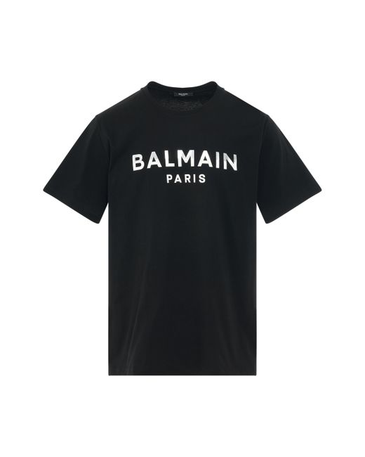 Balmain Classic Logo Foil T-Shirt Black BLACK