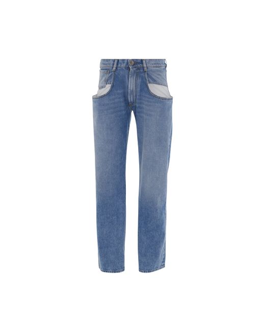 Maison Margiela Straight Jeans with Contrasted Pockets