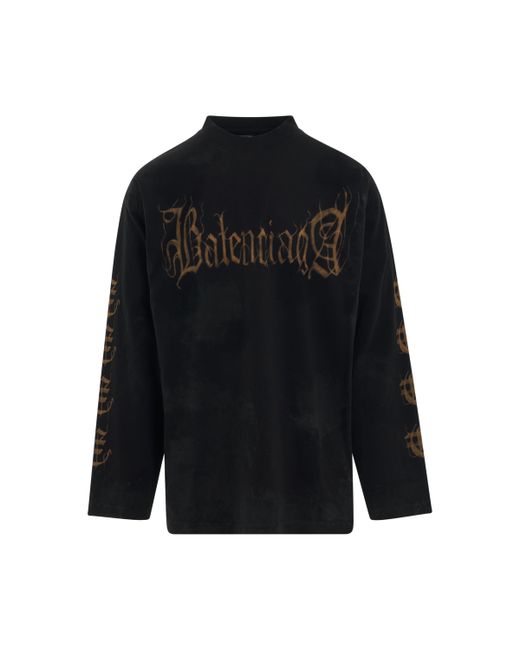 Balenciaga Heavy Metal Long Sleeve T-Shirt Washed WASHED
