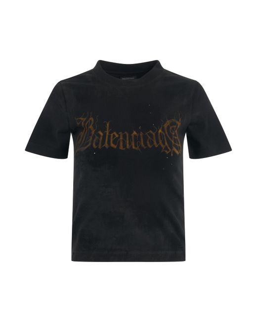 Balenciaga Heavy Metal Tight Fit T-Shirt Washed WASHED