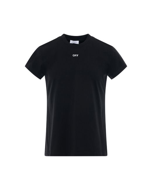 Off-White Off Stamp Shaped T-Shirt Black BLACK