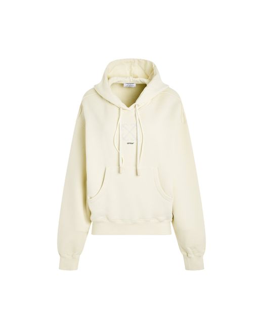 Off-White Small Arrow Pearl Oversize Fit Hoodie
