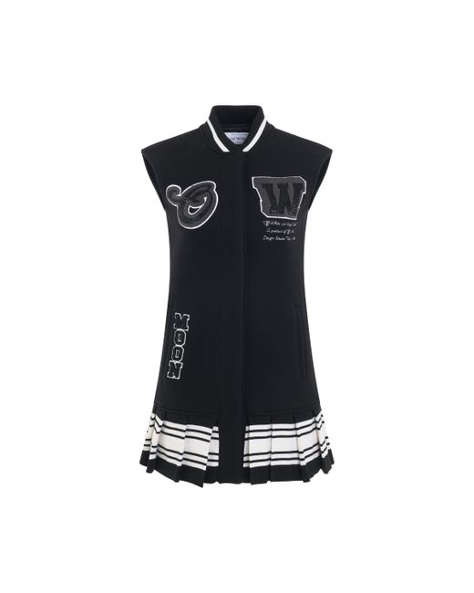 Off-White Meteor Bling Varsity Dress Black BLACK