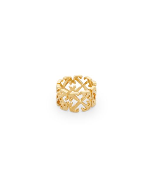 Off-White Multi Arrowow Ring Gold GOLD 52