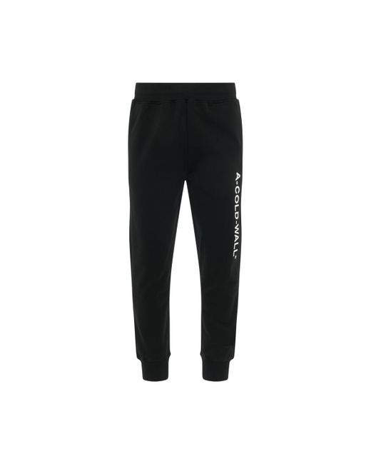 A-Cold-Wall Essential Logo Cotton Sweatpants