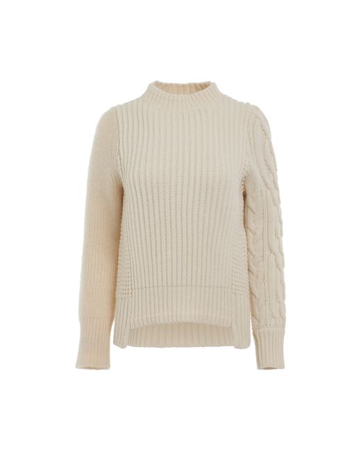 Sacai Wool Mohair Knit Pullover Off OFF