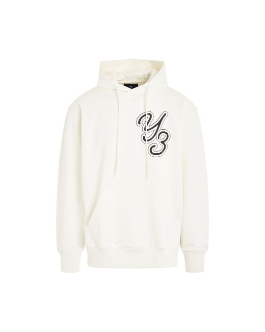 Y-3 Graphic Logo Hoodie Off OFFWHITE