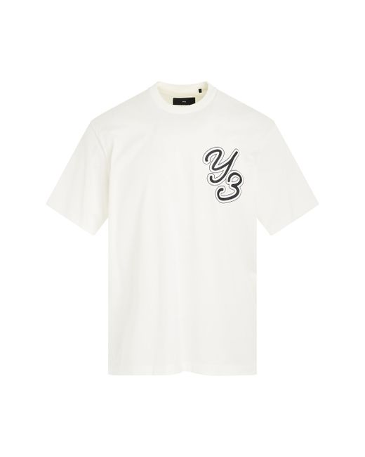 Y-3 Graphic Logo T-Shirt Off OFFWHITE