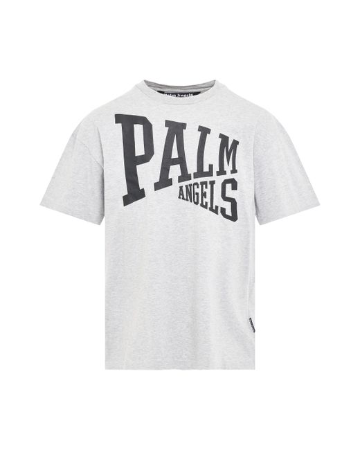 Palm Angels College T-Shirt Grey GREY