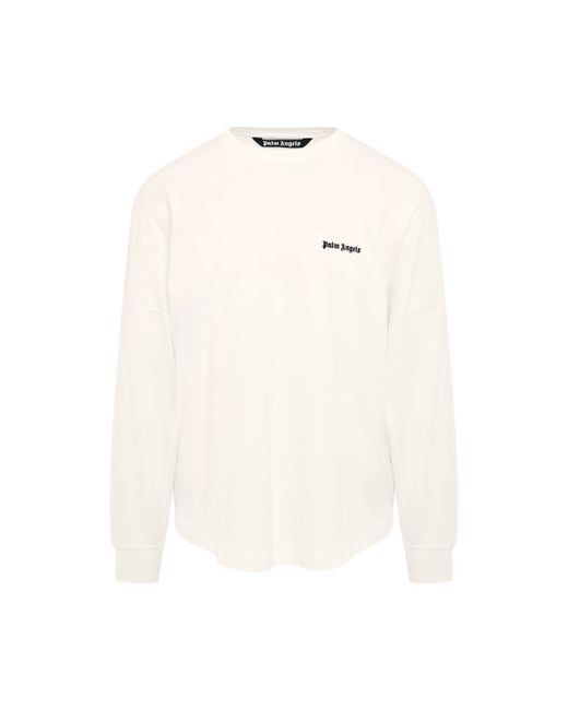 Palm Angels Embroidered Logo Long-sleeves T-Shirt