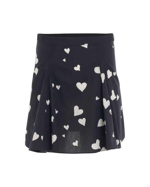 Marni Heart-Printed Mini Skirt