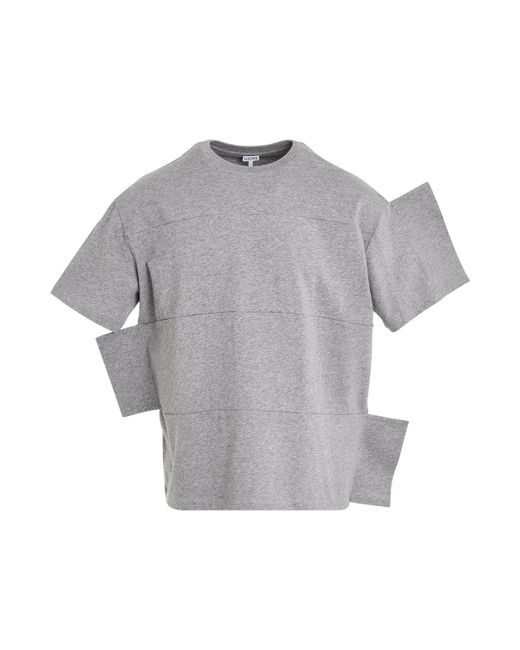 Loewe Distorted T-Shirt Grey Melange GREY MELANGE