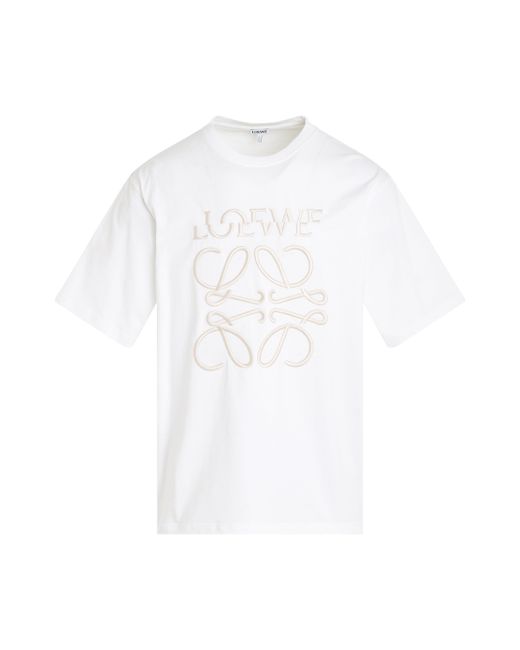 Loewe Embroidered Distorted Logo T-Shirt Off OFF