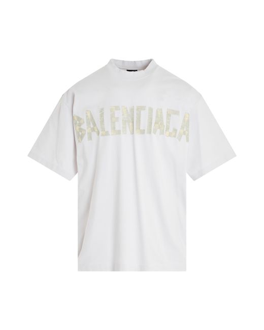 Balenciaga Tape Logo Vintage T-Shirt