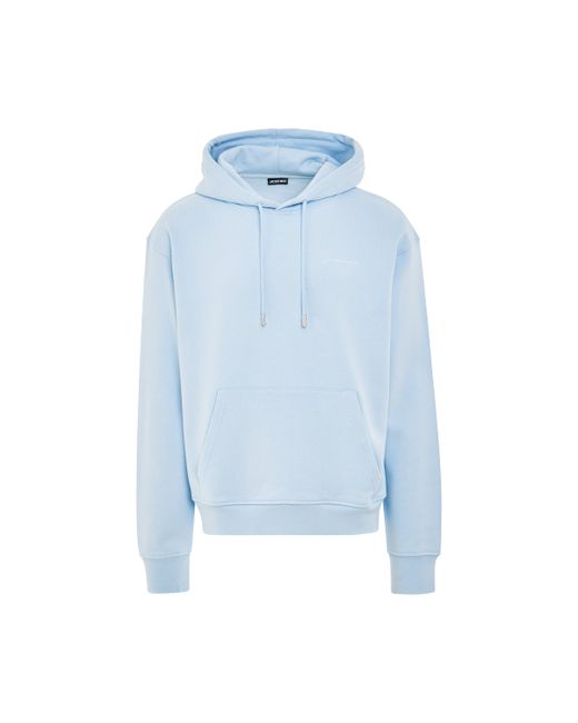 Jacquemus Brode Embroidered Logo Hoodie Light LIGHT