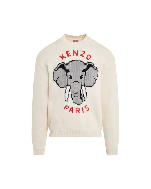 Kenzo Elephant Knit Sweater Off OFF