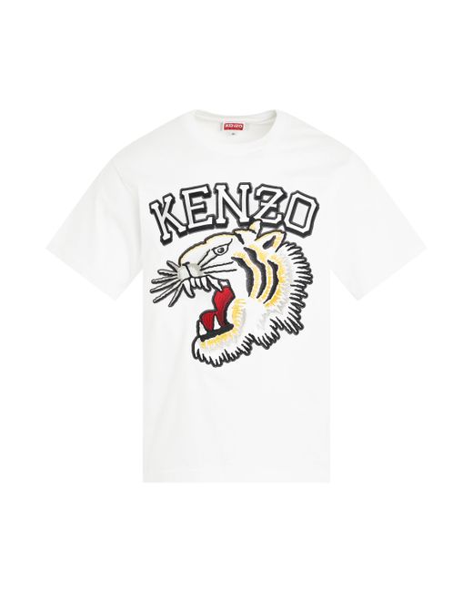 Kenzo Tiger Varsity Classic T-Shirt Off OFF