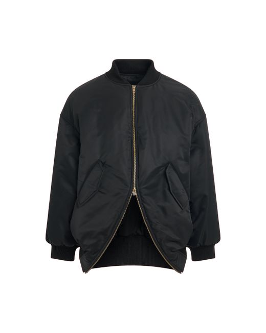 We11done Padded Two-way Zipper Bomber Jacket