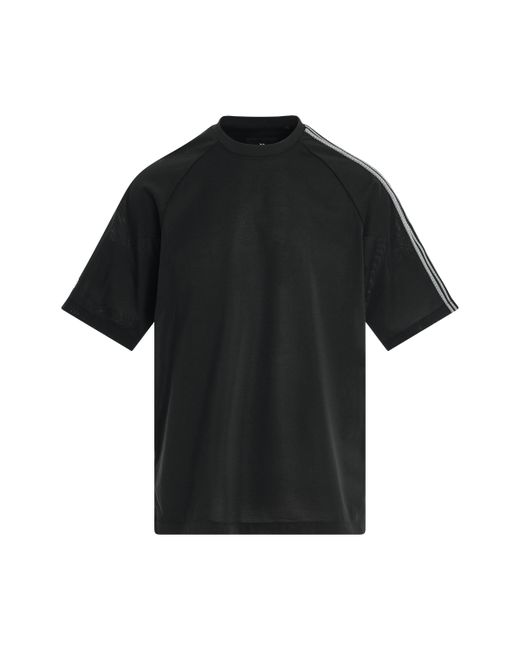 Y-3 3 Stripe T-Shirt Black/Off BLACK/OFF