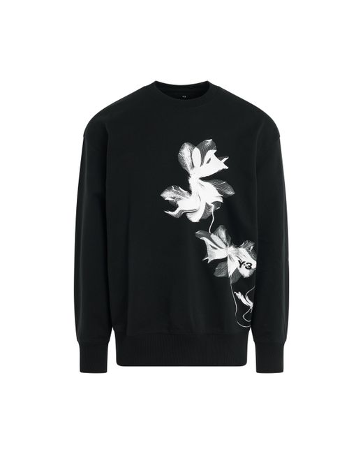 Y-3 Flower Graphic Sweatshirt