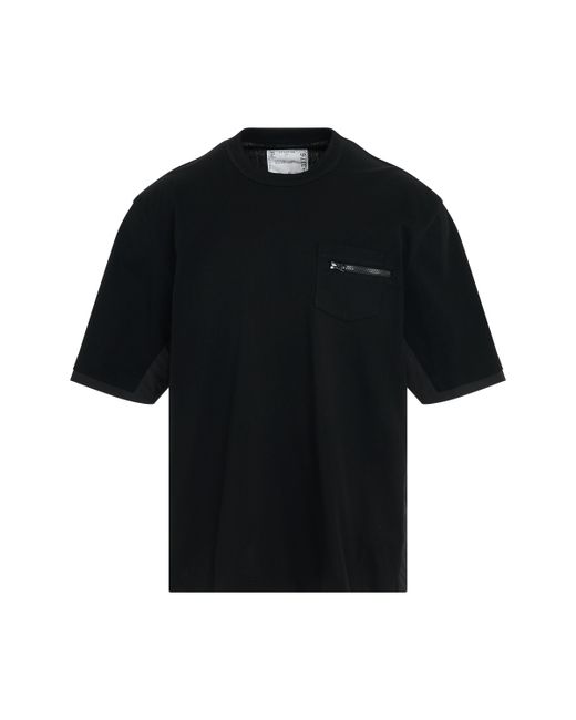Sacai Layered Cotton Jersey T-Shirt