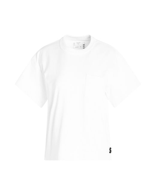 Sacai S Cotton Jersey T-Shirt