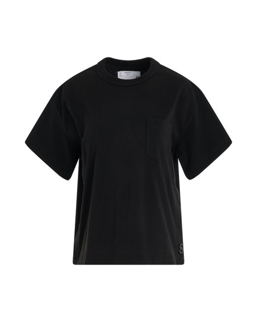 Sacai S Cotton Jersey T-Shirt