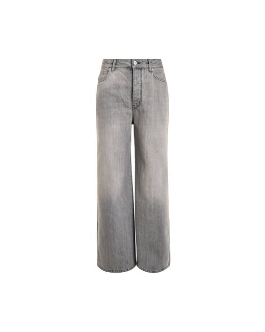 Loewe High Waisted Jeans Grey Melange GREY MELANGE