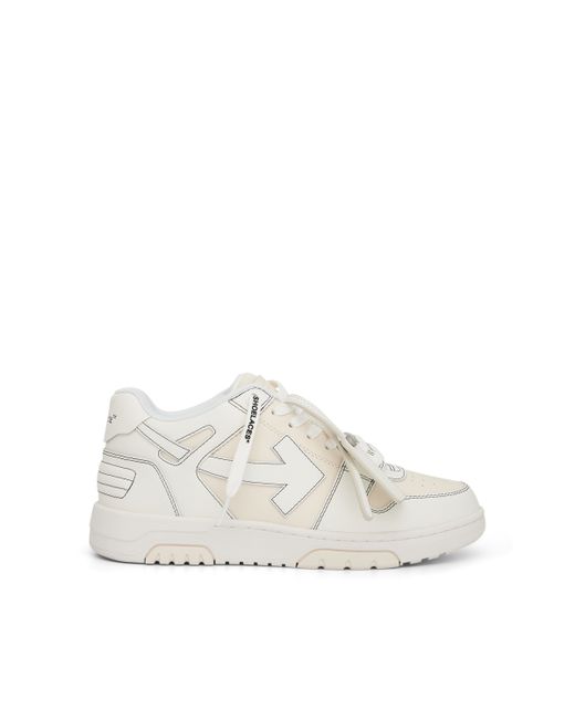 Off-White Out of Office Calf Leather Sneaker Cream/White CREAM/WHITE