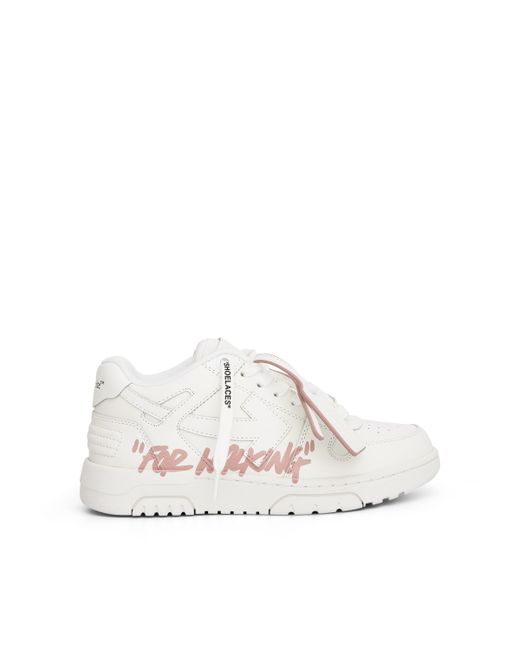 Off-White Out of Office For WALKING Leather Sneaker White WHITE