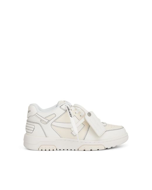 Off-White Out of Office Calf Leather Sneaker Cream/White CREAM/WHITE