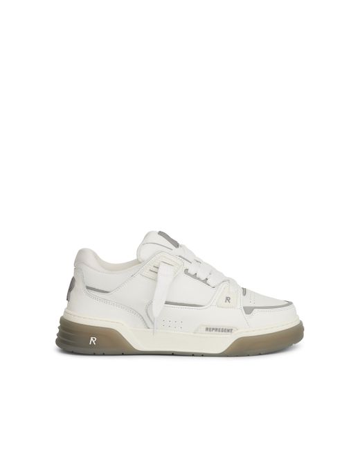 Represent Studio Low Top Sneaker White/Grey WHITE/GREY