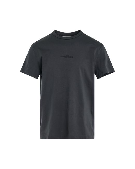 Maison Margiela Upside Down Logo T-Shirt Grey GREY