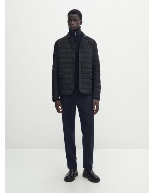 Massimo Dutti Puffer Jacket With Down And Feather Filling