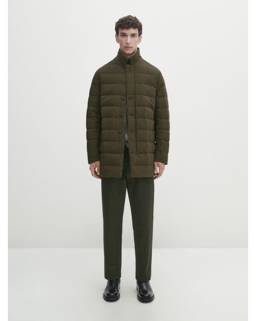 Massimo Dutti Puffer Jacket With Removable Interior