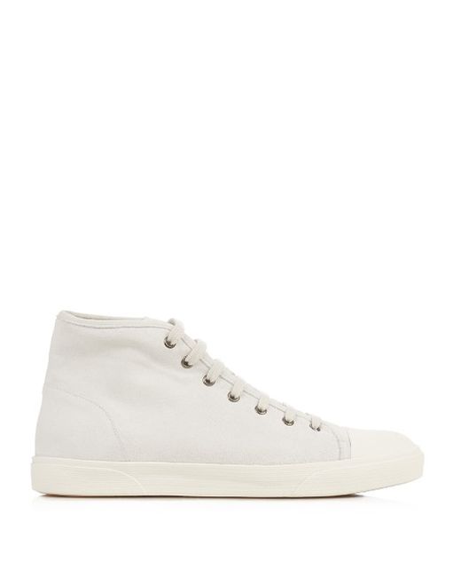 A.P.C. Rod suede high-top trainers