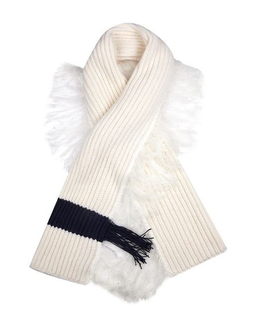 J.W.Anderson Chunky knitted fringed scarf