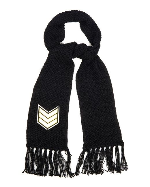 Y-3 Pilot knitted scarf