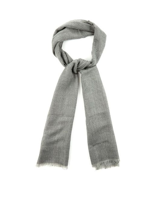 Bottega Veneta Herringbone fine-knit scarf