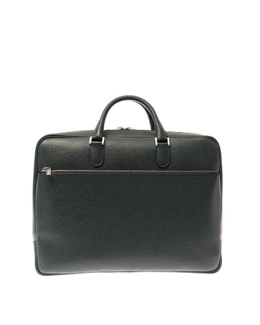 Valextra Japanese leather briefcase