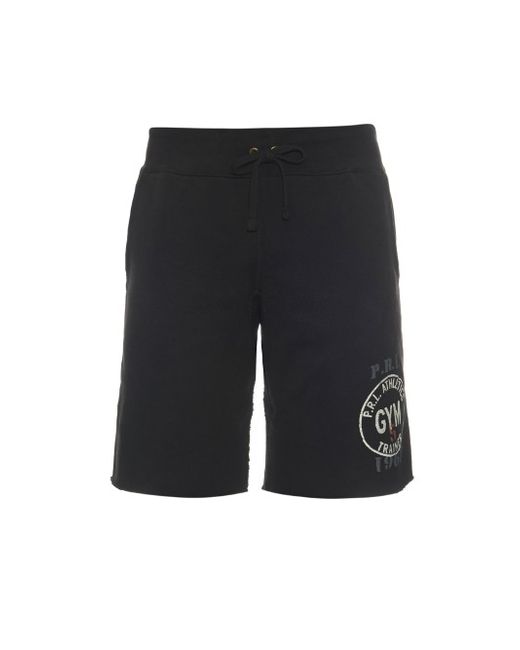 Polo Ralph Lauren Varsity cotton-blend jersey shorts
