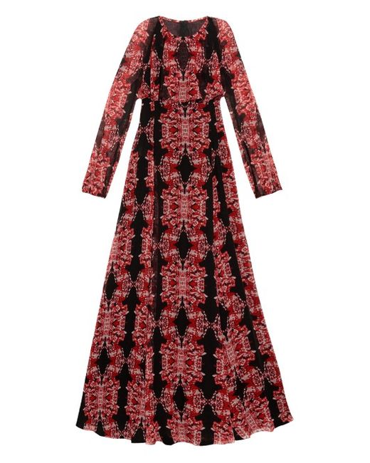Giambattista Valli Ikat-print silk gown