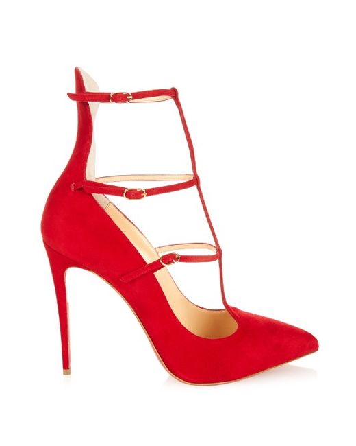 Christian Louboutin Toerless 100mm suede pumps