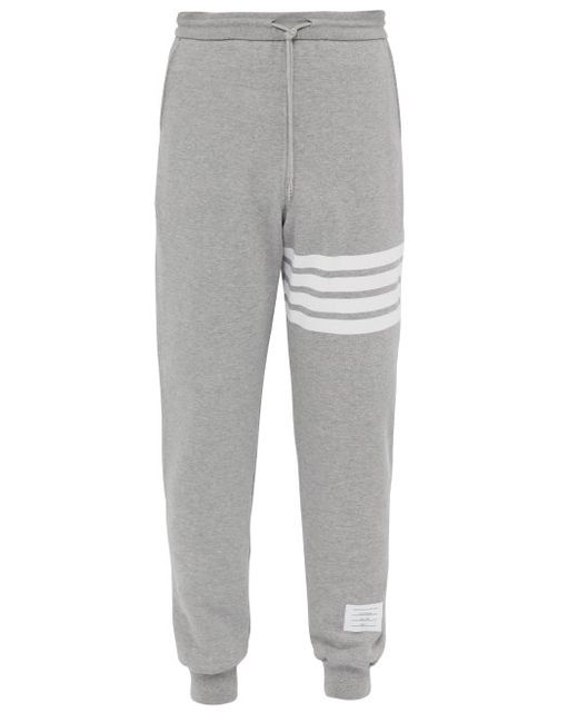 Thom Browne Striped Cotton-jersey Track Pants