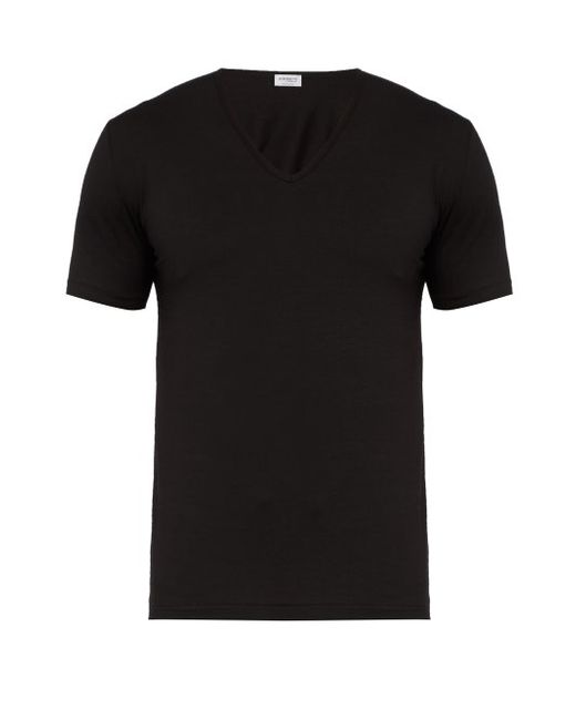 Zimmerli Pure Comfort Stretch-cotton T-shirt
