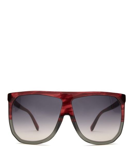 Loewe Filipa Flat Top Acetate Sunglasses