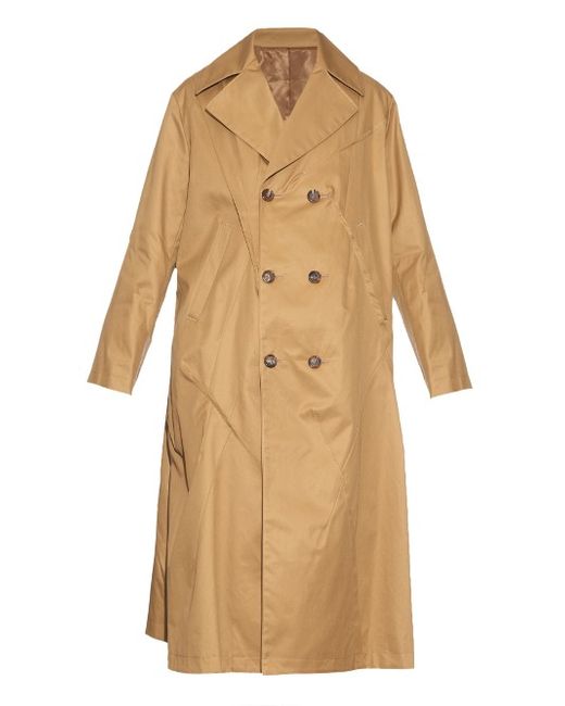 Undercover Oversized cotton trench coat