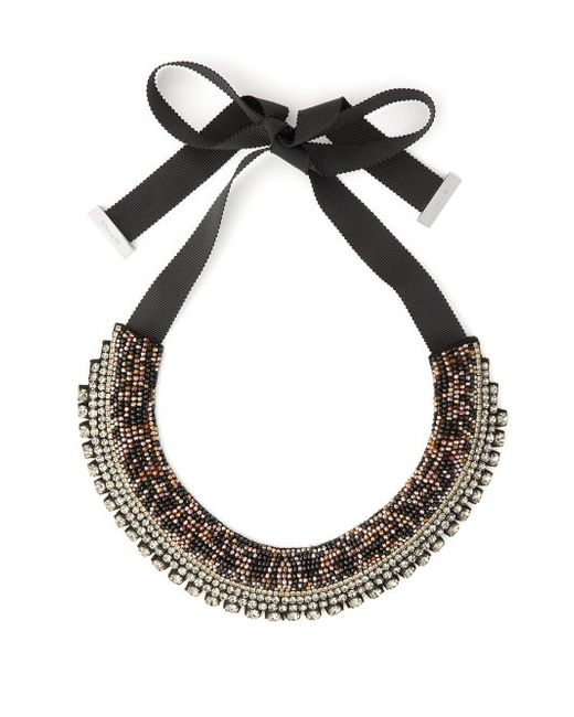 Etro And Bead Satin Necklace